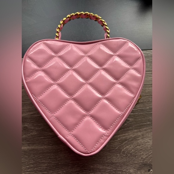 Truly Pink Quilted Heart Bag - Picture 6 of 8